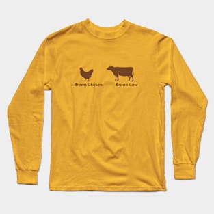 Chicken Lover Cow Lover Long Sleeve T-Shirt